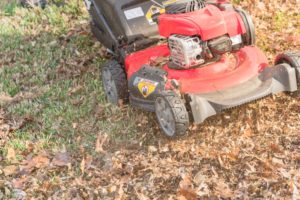 Lawn Mower Mulching Leaves - idaho falls lawn care services